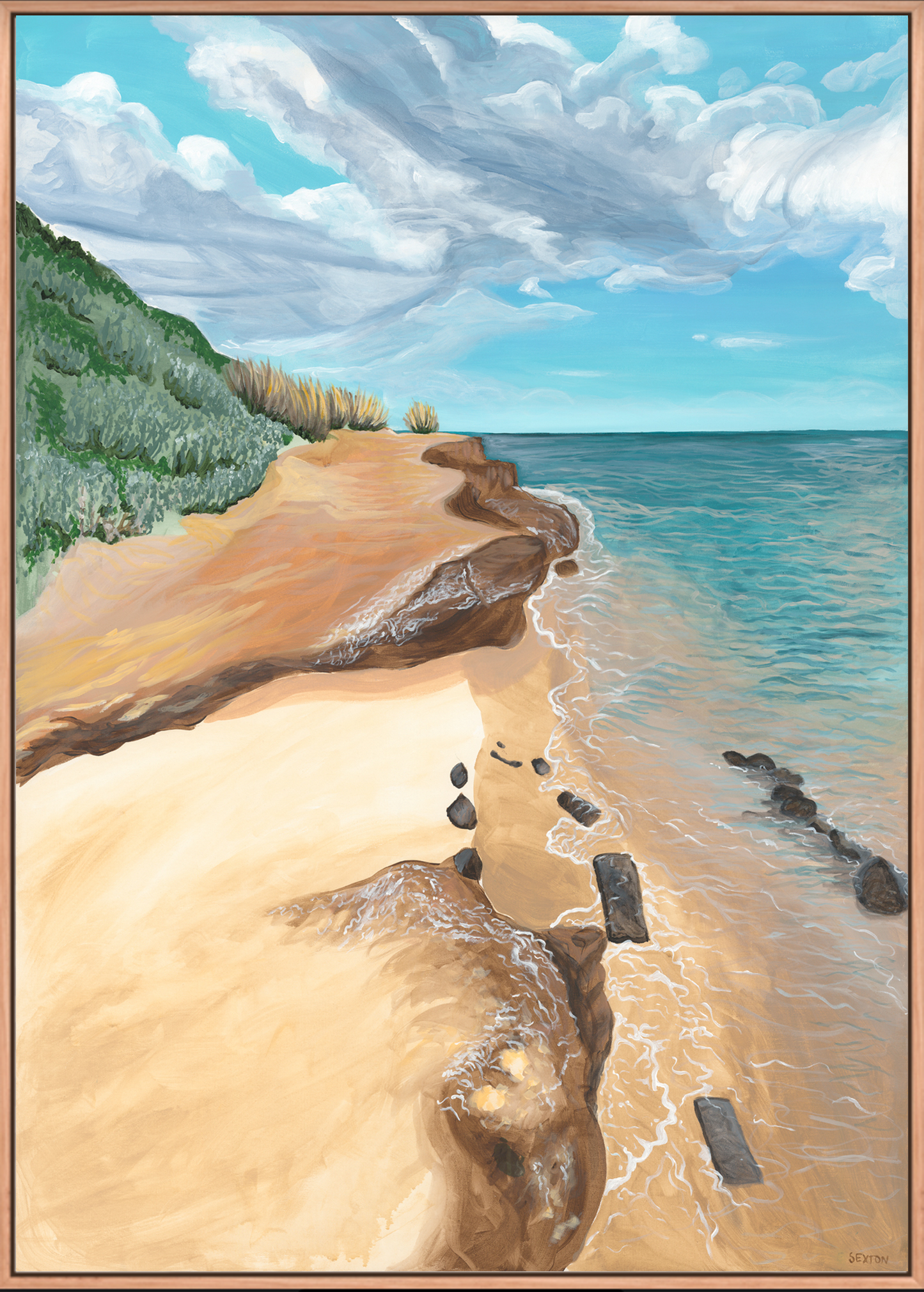 Sandy - Sandringham Foreshore Print